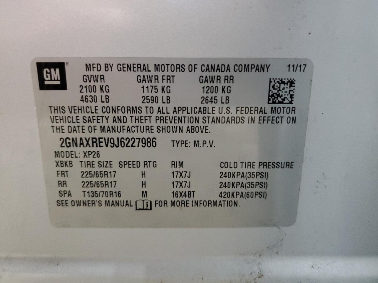 Chevrolet Equinox Ls Image 11