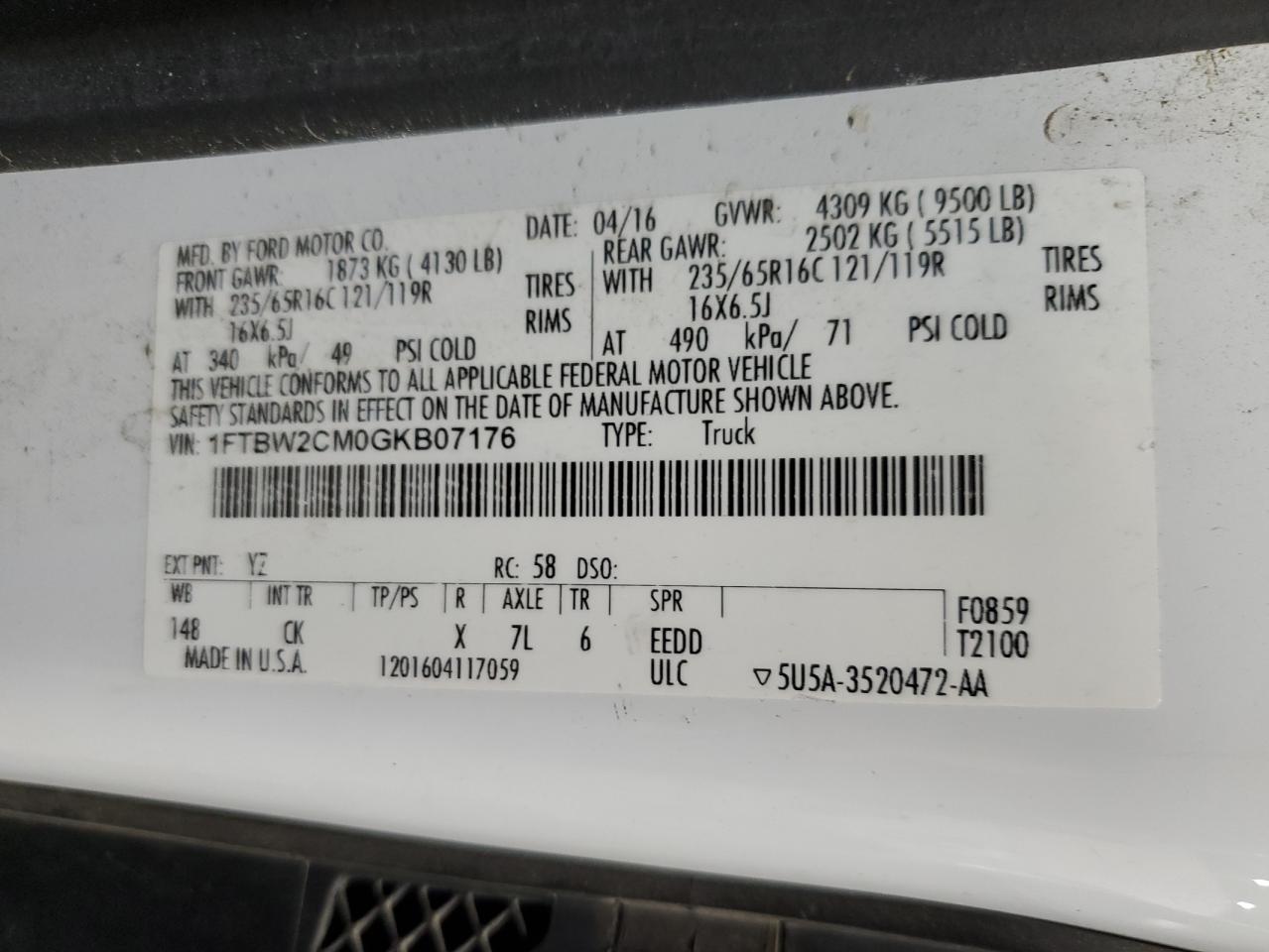 Ford Transit T-350 Image 7